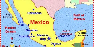 Газрын зураг Мексик